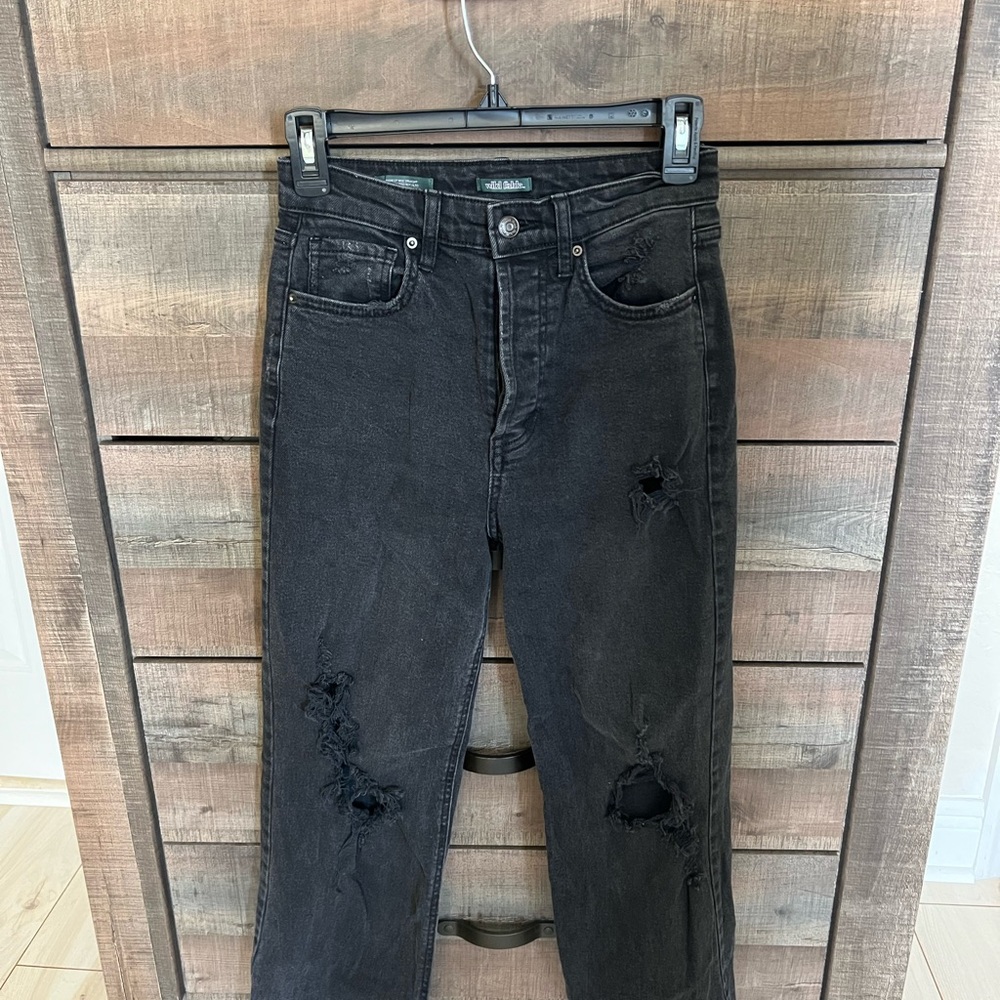 Wild Fable Black Distressed Women Jeans